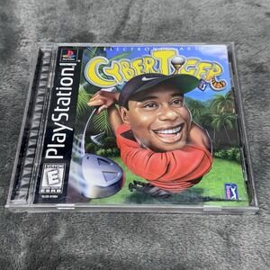 Cyber Tiger Woods PS1 PlayStation 1‎ Video Game Complete Tested